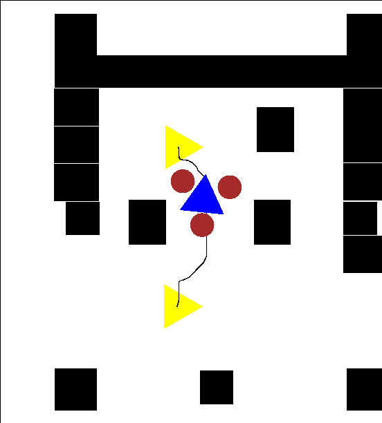 Animation of a simple motion plan