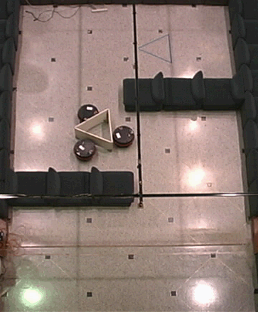 Video of a motion plan using closed loop control