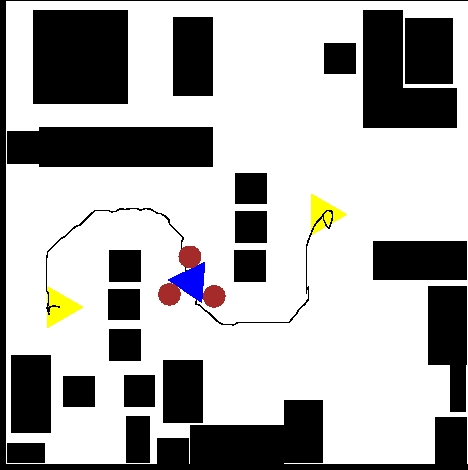 Animation of another motion plan using closed loop control