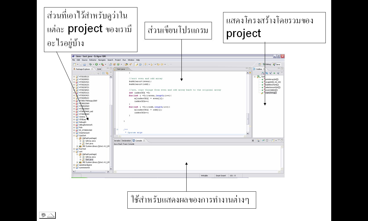 วิธีใช้ Eclipse วิธีใช้ Eclipse